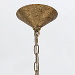 Люстра подвесная с круглыми дисками из серого фактурного стекла с белым матовым шаром внутри Quintiesse варинант исполнения - 4 | Loft Concept в Самаре