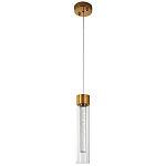 Подвесной светильник золото Sparkling Bubbles Tube Gold Hanging Lamp варинант исполнения - 2 | Loft Concept в Самаре