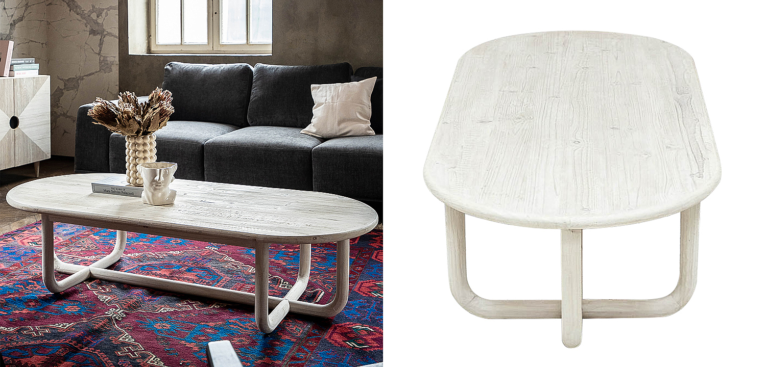 Кофейный стол Mathis Wood Coffee Table Кофейный стол Mathis Wood Coffee Table - Loft-Concept в Самаре