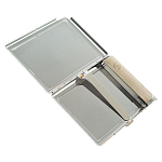 Портсигар с газовой зажигалкой из натурального камня Яшма Змеиная Stone Cigarettes Cases варинант исполнения - 3 | Loft Concept в Самаре