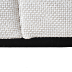 Дизайнерское кресло мягкое с обивкой из рогожки кремового цвета Decoration of Everything варинант исполнения - 3 | Loft Concept в Самаре