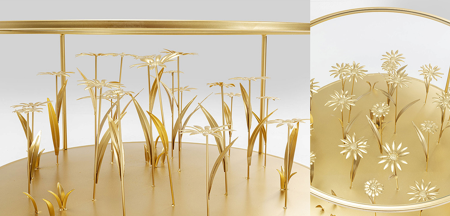 Кофейный стол Golden Flowers Кофейный стол Golden Flowers - Loft-Concept в Самаре