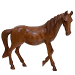 Статуэтка из дерева суар дикая лошадь Wild Horses варинант исполнения - 3 | Loft Concept в Самаре