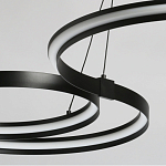 Люстра подвесная светодиодная в виде волнообразной ленты Ribbon Vortex варинант исполнения - 11 | Loft Concept в Самаре