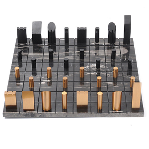 Шахматы из натурального мрамора