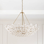 Люстра декорированная цветами из стекла Lightness of Flowers варинант исполнения - 2 | Loft Concept в Самаре