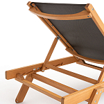 Шезлонг из текстиля и эвкалипта Power of Nature варинант исполнения - 4 | Loft Concept в Самаре