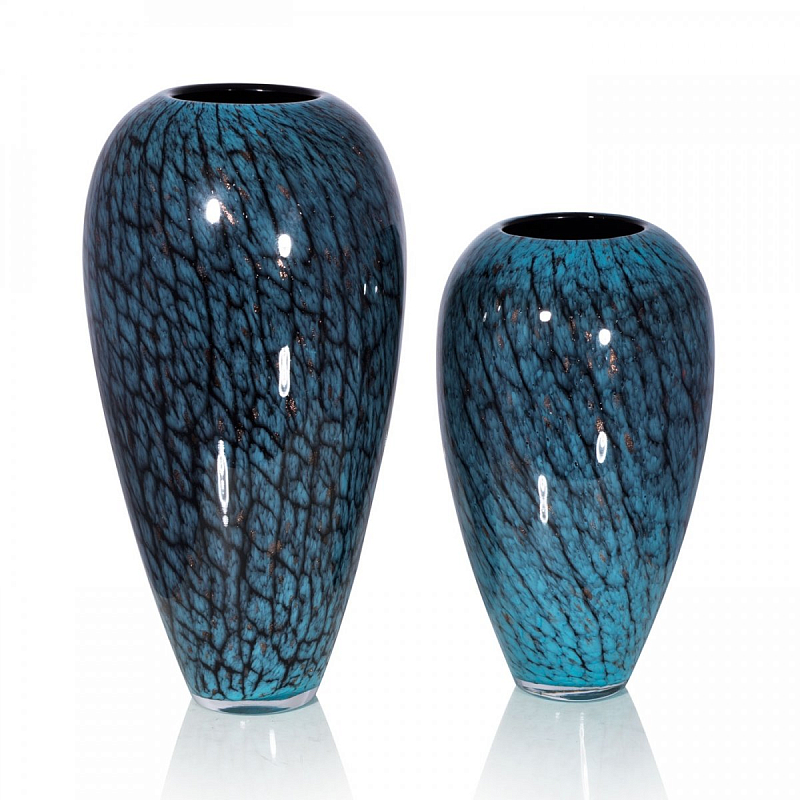 Стеклянная ваза Chrysalis Бирюзовый в Самаре | Loft Concept 