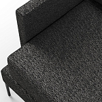 Мебельная ткань Шенилл темно-серый цвет 138 см T4-40 варинант исполнения - 3 | Loft Concept в Самаре