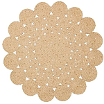 Ковер круглый с джутовой основой Round tourniquet варинант исполнения - 1 | Loft Concept в Самаре