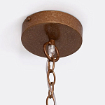 Круглая многоярусная люстра с круглыми деревянными подвесками Wooden Beads Chandelier Cream варинант исполнения - 2 | Loft Concept в Самаре