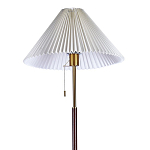 Торшер с плиссированным белым абажуром Pleated White Floor Lamp варинант исполнения - 2 | Loft Concept в Самаре