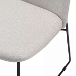 Стул мягкий светло-серый Chair Gray Runners варинант исполнения - 7 | Loft Concept в Самаре
