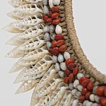 Этническое ожерелье из ракушек на подставке Ethnic Necklace Sharp Lacy Shells варинант исполнения - 2 | Loft Concept в Самаре