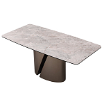 Стол обеденный керамический серый Servorios варинант исполнения - 3 | Loft Concept в Самаре