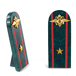 Сувенир Погон МВД из натурального камня змеевик Souvenir Epaulets варинант исполнения - 5 | Loft Concept в Самаре
