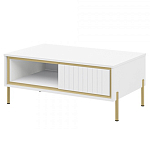 Стол журнальный белый глянцевый Antique Order варинант исполнения - 1 | Loft Concept в Самаре