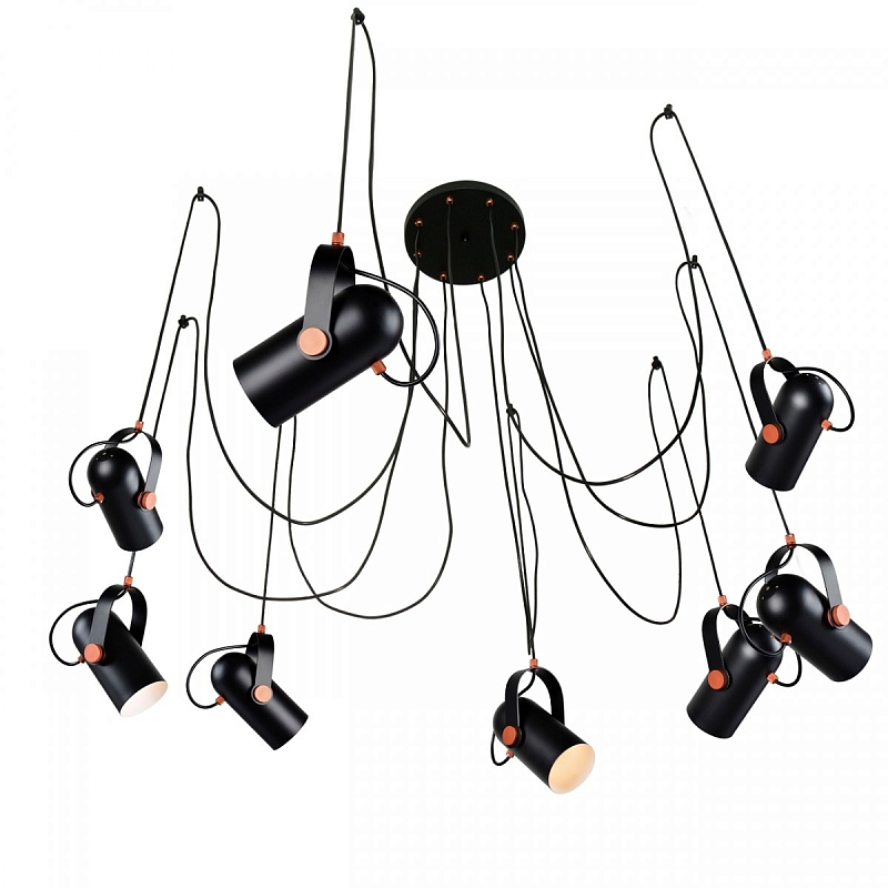 Подвесной светильник Tube Pendant Black Черный Подвесной светильник Tube Pendant Black Черный в Самаре | Loft Concept