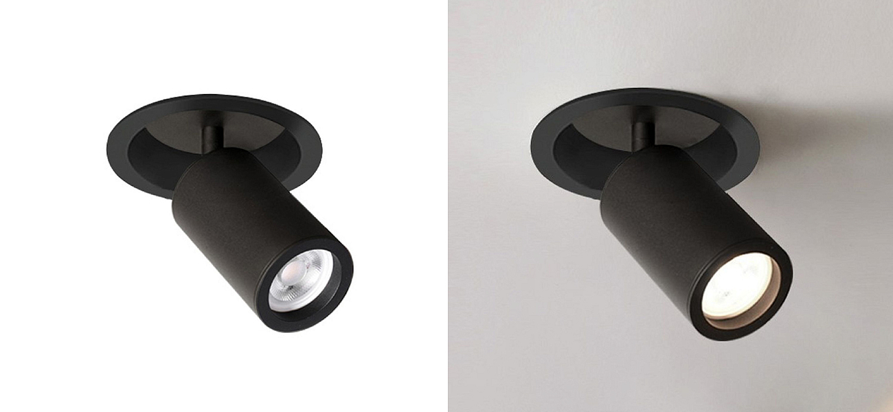 Встраиваемый поворотный спот Modern Spot Black Встраиваемый поворотный спот Modern Spot Black - Loft-Concept в Самаре