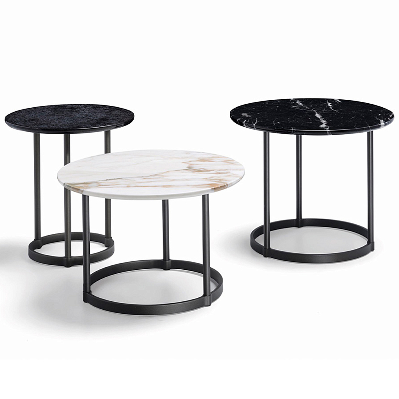 Кофейный стол REGENT Coffee Table Черный Серый Кофейный стол REGENT Coffee Table Черный Серый в Самаре | Loft Concept