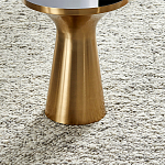 Приставной столик из латуни Grant Brass Side Table варинант исполнения - 2 | Loft Concept в Самаре