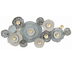 Панно настенное Blank Sheet Gray Flower варинант исполнения - 1 | Loft Concept в Самаре