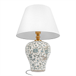 Настольная лампа с цветочной росписью Lamp Flower Painting варинант исполнения - 3 | Loft Concept в Самаре