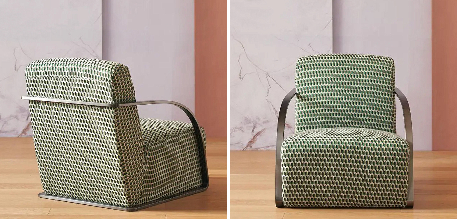 Кресло Esme Green Pattern Armchair Кресло Esme Green Pattern Armchair - Loft-Concept в Самаре