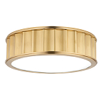 Потолочный светильник с гофрированным абажуром цвета латунь Millennium варинант исполнения - 2 | Loft Concept в Самаре