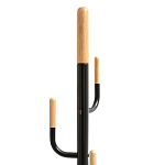 Напольная вешалка из металла и дерева Polly Floor Hanger варинант исполнения - 2 | Loft Concept в Самаре