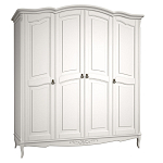 Шкаф белый из массива бука в стиле прованс White Provence варинант исполнения - 1 | Loft Concept в Самаре