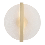 Бра с белым матовым стеклянным плафоном круглой формы Soft Glow Harmony варинант исполнения - 2 | Loft Concept в Самаре