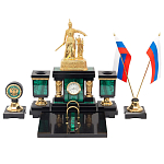 Настольный письменный набор из малахита и долерита Leader Organizer варинант исполнения - 1 | Loft Concept в Самаре