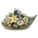 Статуэтка фарфоровая Лодка с цветами Charming Statuette варинант исполнения - 1 | Loft Concept в Самаре