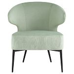 Современное мягкое кресло на металлических ножках Rakush Pistachio варинант исполнения - 2 | Loft Concept в Самаре