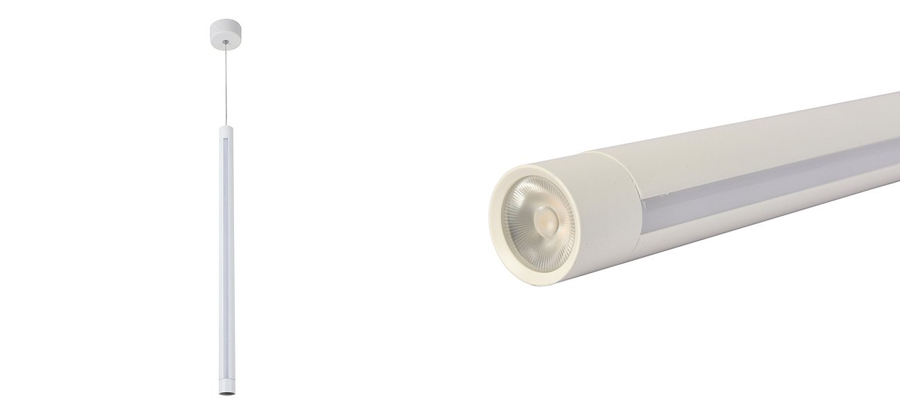 Белый подвесной светильник TRUMPET TUBE Белый подвесной светильник TRUMPET TUBE - Loft-Concept в Самаре