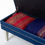 Мягкая банкетка с зоной для хранения Casket Blue варинант исполнения - 4 | Loft Concept в Самаре