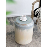 Керамический Табурет в оттенках бежевого и голубого цветов Gradient Stool варинант исполнения - 4 | Loft Concept в Самаре