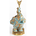 Фарфоровый подсвечник Слон с эмоцией Fluens варинант исполнения - 4 | Loft Concept в Самаре