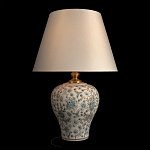 Настольная лампа с цветочной росписью Lamp Flower Painting варинант исполнения - 2 | Loft Concept в Самаре