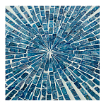 Приставной столик с инкрустацией раковинами устриц Bone Inlay варинант исполнения - 2 | Loft Concept в Самаре