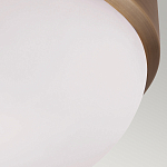 Потолочный светильник круглой формы с белым выпуклым матовым плафоном Feiss варинант исполнения - 4 | Loft Concept в Самаре