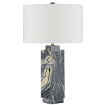 Настольная лампа с корпусом из серого мрамора Breathtaking View варинант исполнения - 4 | Loft Concept в Самаре