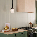 Подвесной светильник каплевидной формы с комбинированным плафоном из стали и белого матового стекла Kichler варинант исполнения - 7 | Loft Concept в Самаре