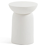 Приставной столик белого цвета Tori варинант исполнения - 2 | Loft Concept в Самаре