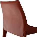 Стул коричневый из искуственной кожи на 4-х ножках Enigma Brown варинант исполнения - 2 | Loft Concept в Самаре