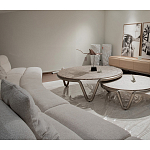 Стол журнальный круглый с узором Table Hypontic Pattern варинант исполнения - 7 | Loft Concept в Самаре