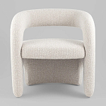 Кресло дизайнерское для лаунж зоны жемчужного цвета Pearl Lounge варинант исполнения - 9 | Loft Concept в Самаре