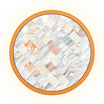 Бра в форме диска с перламутровыми прямоугольниками из морской ракушки Touch of Marine Charm варинант исполнения - 1 | Loft Concept в Самаре