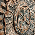 Индийский шкаф с орнаментом резьба из дерева Indian Antique Furniture  варинант исполнения - 4 | Loft Concept в Самаре